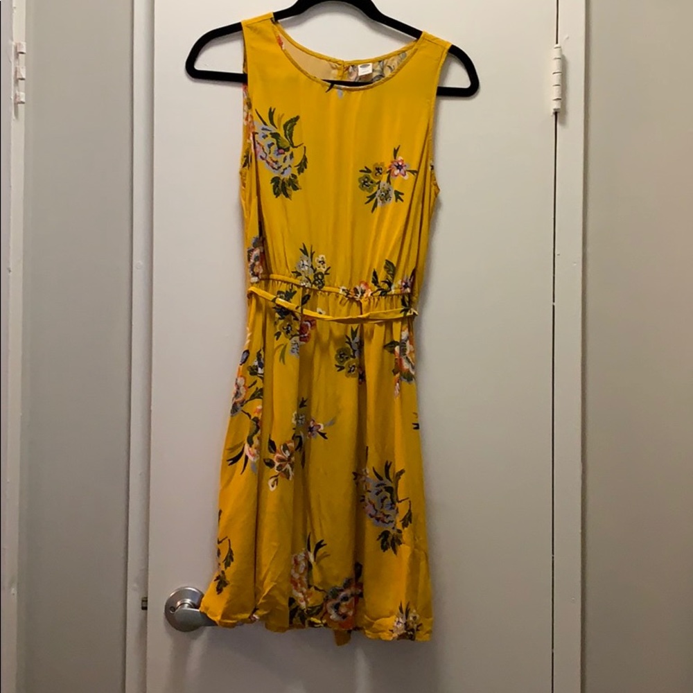 Old Navy mustard dress
